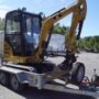 2017 CATERPILLAR 301.7D + 3 GODETS + REMORQUE