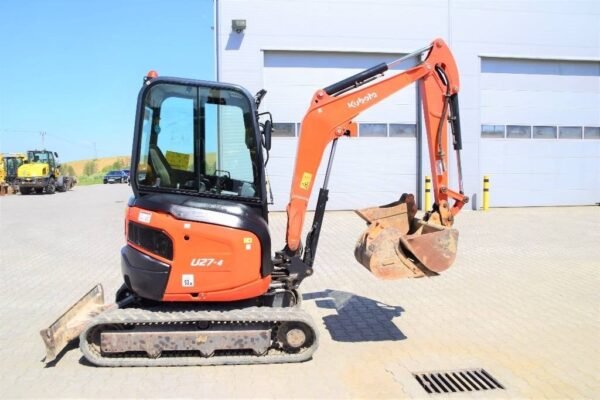 2015 Kubota U 27-4 + 3 Godets et Attache rapide – Image 12
