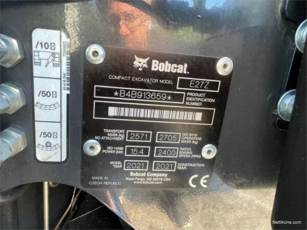 (2021) Bobcat E27Z + ENGCON + 4 GODETS – Image 15
