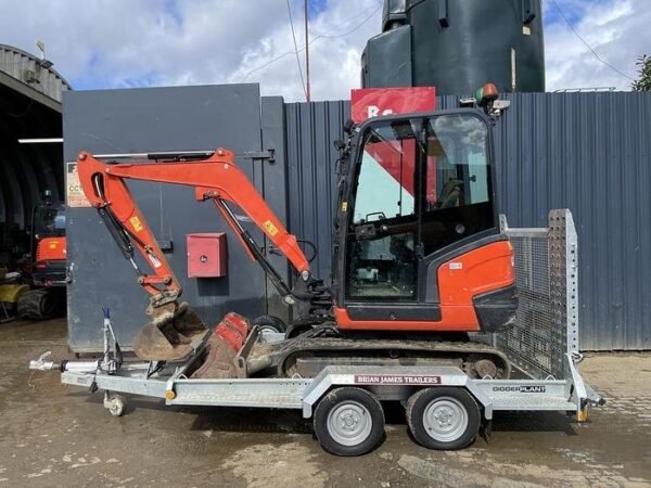 KUBOTA KX027-4  + Remorque 3,5t + 3 GODETS – Image 6